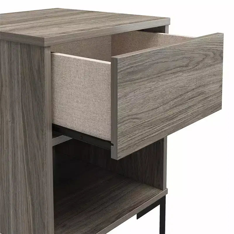 RealRooms Comodino Rolland, Rovere Anticato
