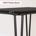 Whizmax Set Tavolo da Pranzo Piccolo per 2, 3 Pezzi, Bar Cucina Dinette Quadrato, con Sedie Rivestite in PU