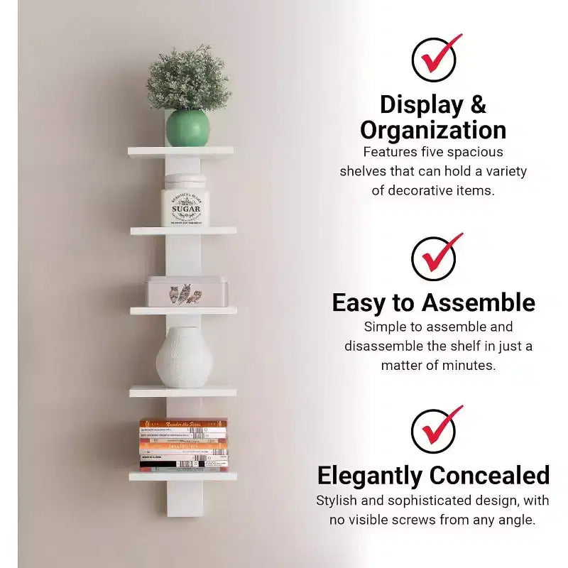 Scaffali a parete a spina dorsale Eleganti e funzionali - Proman Products