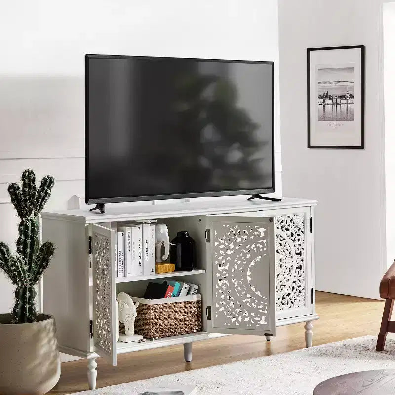 Emathides 63Wide Mobile con piedini in legno massello e illuminazione |KARAT HOME