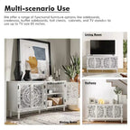Emathides 63Wide Mobile con piedini in legno massello e illuminazione |KARAT HOME