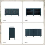 Emathides 63Wide Mobile con piedini in legno massello e illuminazione |KARAT HOME