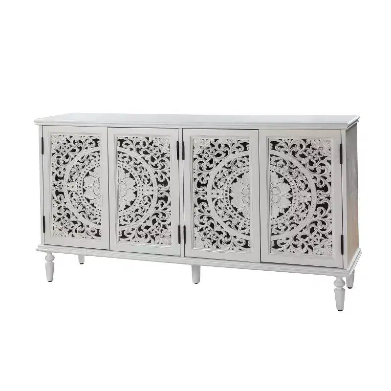 Emathides 63Wide Mobile con piedini in legno massello e illuminazione |KARAT HOME