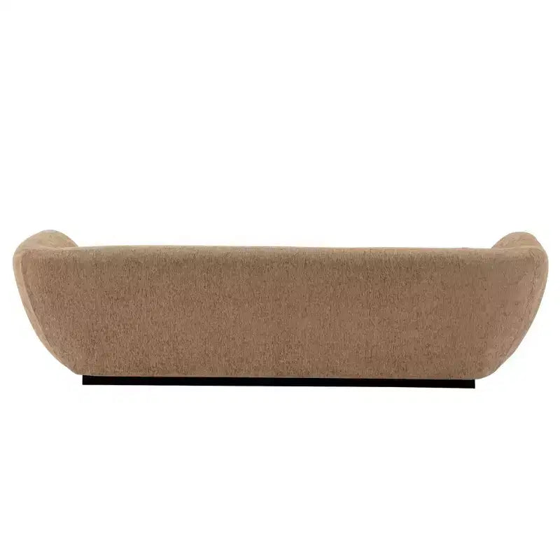 96.46 Ulka Divano contemporaneo imbottito in bouclé con cuscini - Manhattan Comfort