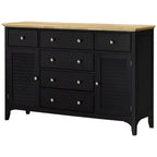HOMCOM Credenza Moderna con Cassetti, Mobile Buffet con Ante e Ripiani Regolabili, per Sala da Pranzo, Cucina