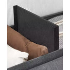 SONGMICS Panchina Pouf Contenitore Pouf Contenitore Poggiapiedi Contiene Fino a 300 kg per Camera da Letto Soggiorno