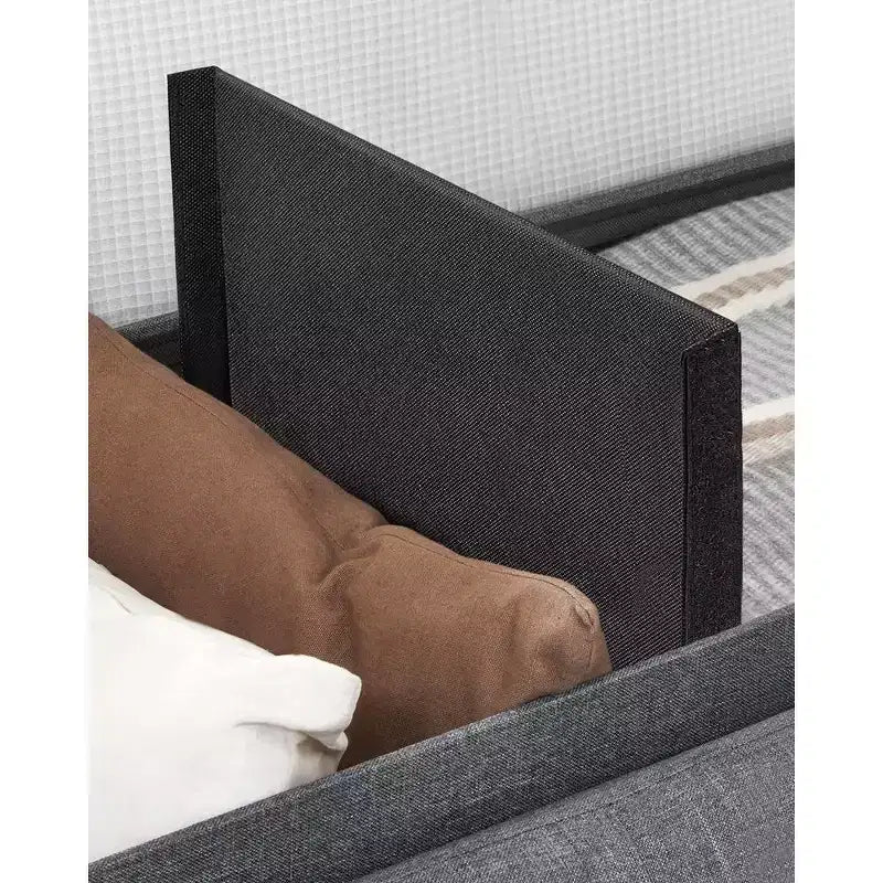 SONGMICS Panchina Pouf Contenitore Pouf Contenitore Poggiapiedi Contiene Fino a 300 kg per Camera da Letto Soggiorno