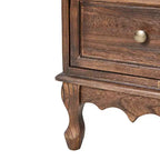 Set di 2 cassettiere tradizionali Galatea da 81 cm in legno massello a 3 cassetti con stazione di ricarica | HULALA HOME