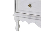 Set di 2 cassettiere tradizionali Galatea da 81 cm in legno massello a 3 cassetti con stazione di ricarica | HULALA HOME