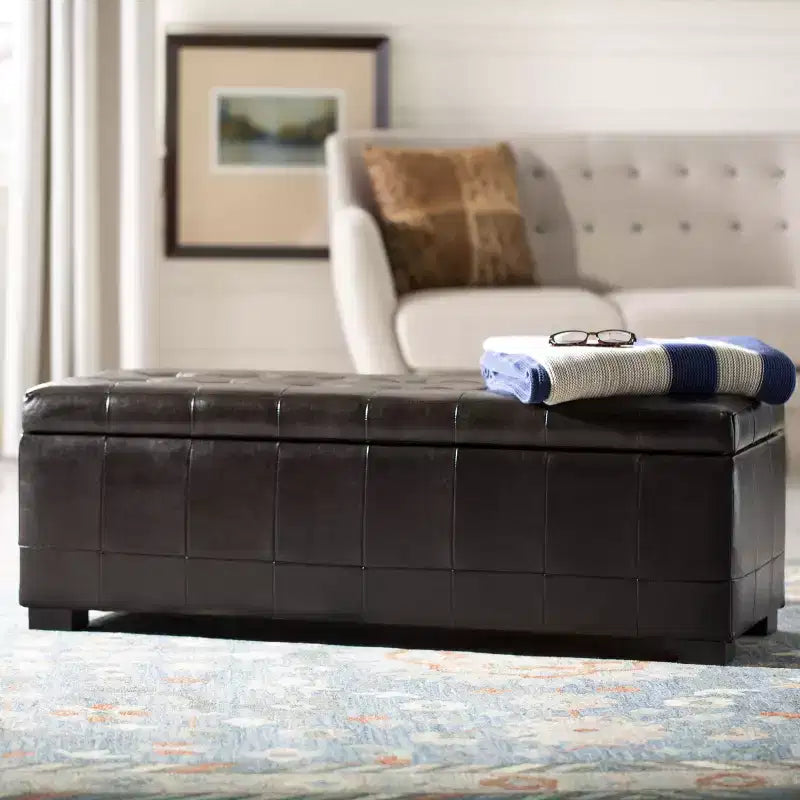 Poggiapiedi contenitore grande Manhattan - HUD4200 - Safavieh Couture