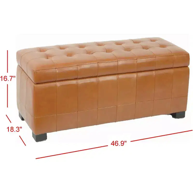 Poggiapiedi contenitore grande Manhattan - HUD4200 - Safavieh Couture
