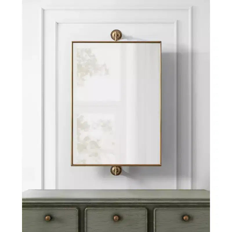 Specchio rettangolare girevole Darbridge 24x40 - Kate & Laurel All Things Decor