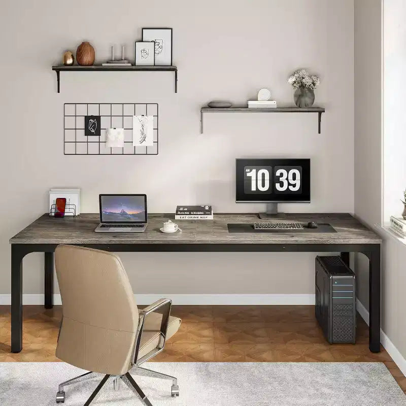 Scrivania per computer Lantine extra lunga da 199,9 cm