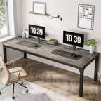 Scrivania per computer Lantine extra lunga da 199,9 cm