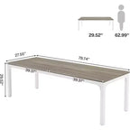 Scrivania per computer Lantine extra lunga da 199,9 cm