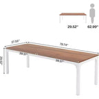 Scrivania per computer Lantine extra lunga da 199,9 cm