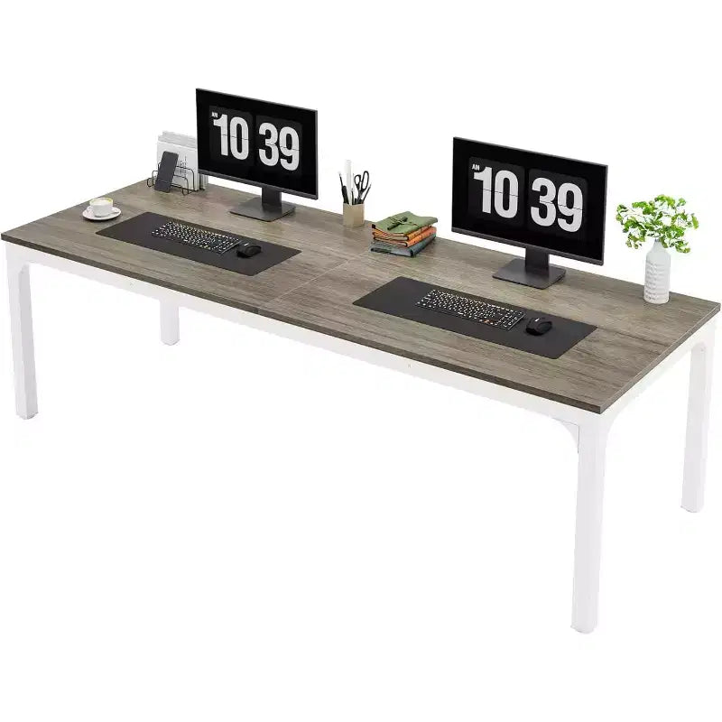 Scrivania per computer Lantine extra lunga da 199,9 cm