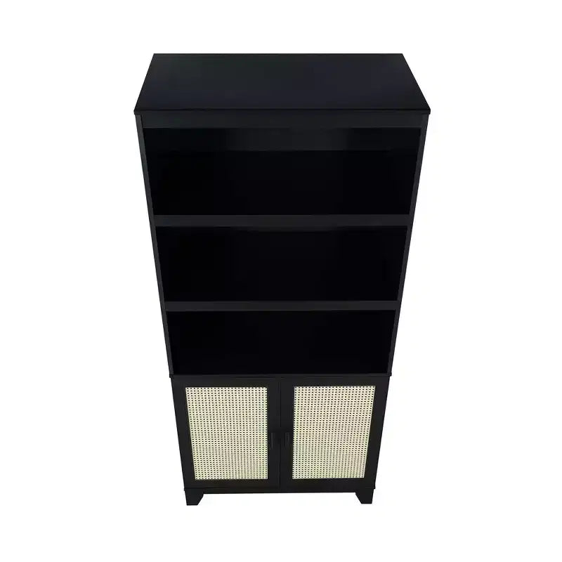 Set di 2 librerie a 7 ripiani in canna Sheridan Modern - Manhattan Comfort