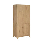 Set di 2 librerie a 7 ripiani in canna Sheridan Modern - Manhattan Comfort