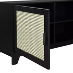 Mobile TV Sheridan Modern 6 ripiani in canna per TV fino a 55" - Manhattan Comfort