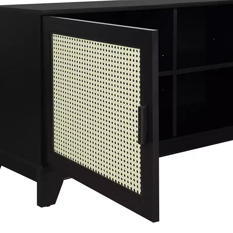 Mobile TV Sheridan Modern 6 ripiani in canna per TV fino a 55" - Manhattan Comfort
