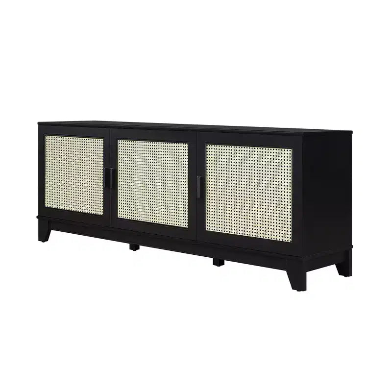 Mobile TV Sheridan Modern 6 ripiani in canna per TV fino a 55" - Manhattan Comfort