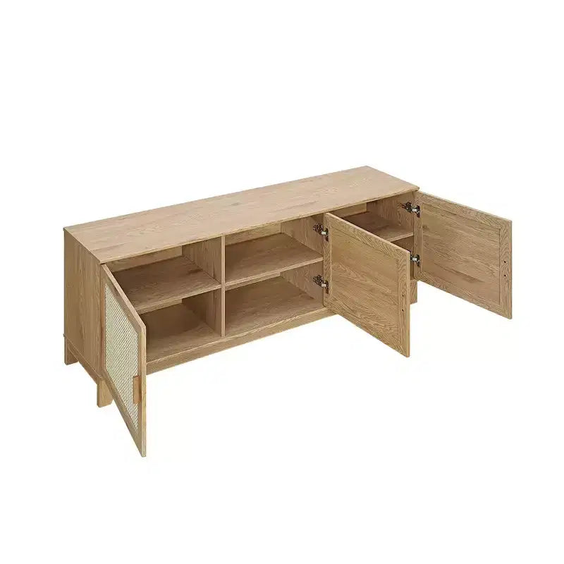 Mobile TV Sheridan Modern 6 ripiani in canna per TV fino a 55" - Manhattan Comfort