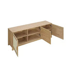 Mobile TV Sheridan Modern 6 ripiani in canna per TV fino a 55" - Manhattan Comfort