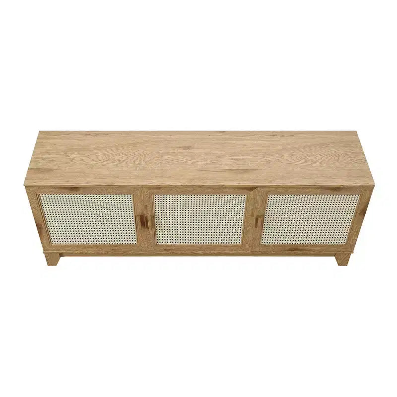 Mobile TV Sheridan Modern 6 ripiani in canna per TV fino a 55" - Manhattan Comfort