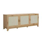 Mobile TV Sheridan Modern 6 ripiani in canna per TV fino a 55" - Manhattan Comfort