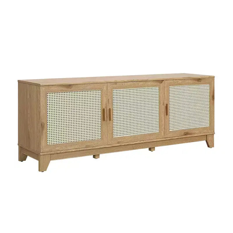 Mobile TV Sheridan Modern 6 ripiani in canna per TV fino a 55" - Manhattan Comfort