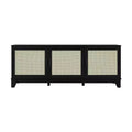 Mobile TV Sheridan Modern 6 ripiani in canna per TV fino a 55" - Manhattan Comfort
