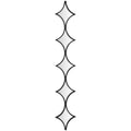 Contemporary Metal Geometric Wall Mirror with Diamond Pattern - Olivia & May