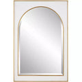 Uttermost Crisanta Antiqued Gold Leaf 25 x 37 1/2 Wall Mirror
