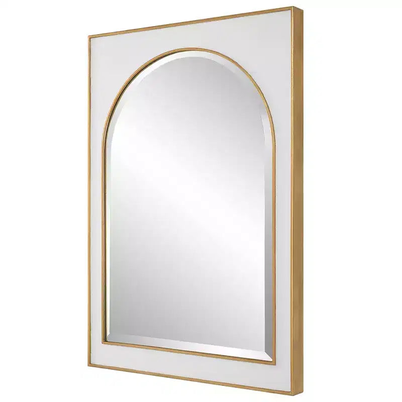 Specchio da Parete Uttermost Crisanta in Foglia d'Oro Anticata 25 x 37 1/2