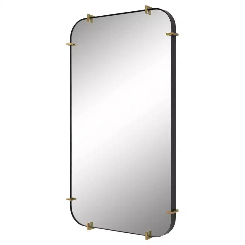 Specchio da parete rettangolare Uttermost Pali nero 27 1/4 x 47 1/2