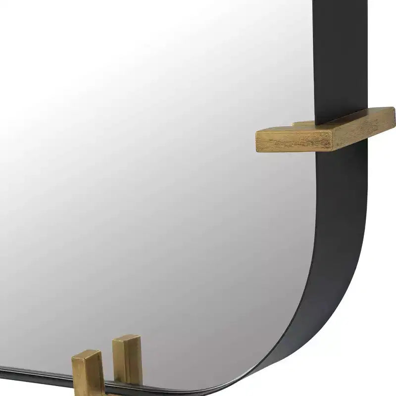 Specchio da parete rettangolare Uttermost Pali nero 27 1/4 x 47 1/2