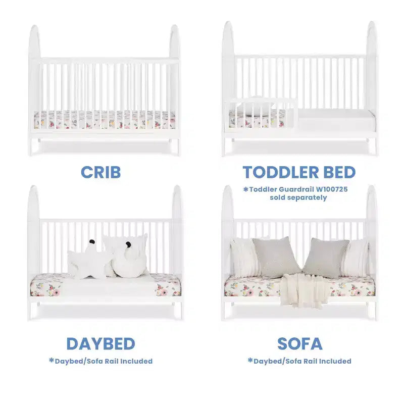 Lettino convertibile 4 in 1 Delta Children Eloise - Certificazione Greenguard Gold
