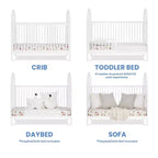 Lettino convertibile 4 in 1 Delta Children Eloise - Certificazione Greenguard Gold