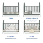 Lettino convertibile 4 in 1 Delta Children Eloise - Certificazione Greenguard Gold