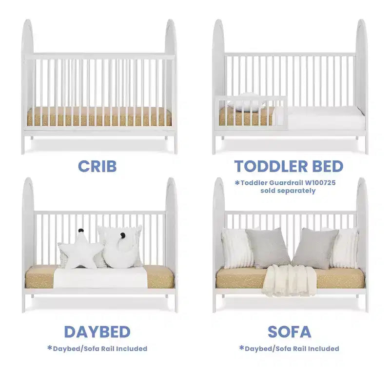 Lettino convertibile 4 in 1 Delta Children Eloise - Certificazione Greenguard Gold