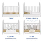 Lettino convertibile 4 in 1 Delta Children Eloise - Certificazione Greenguard Gold