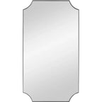 Uttermost Lennox Satin Black 22 1/4 x 40 1/4 Wall Mirror