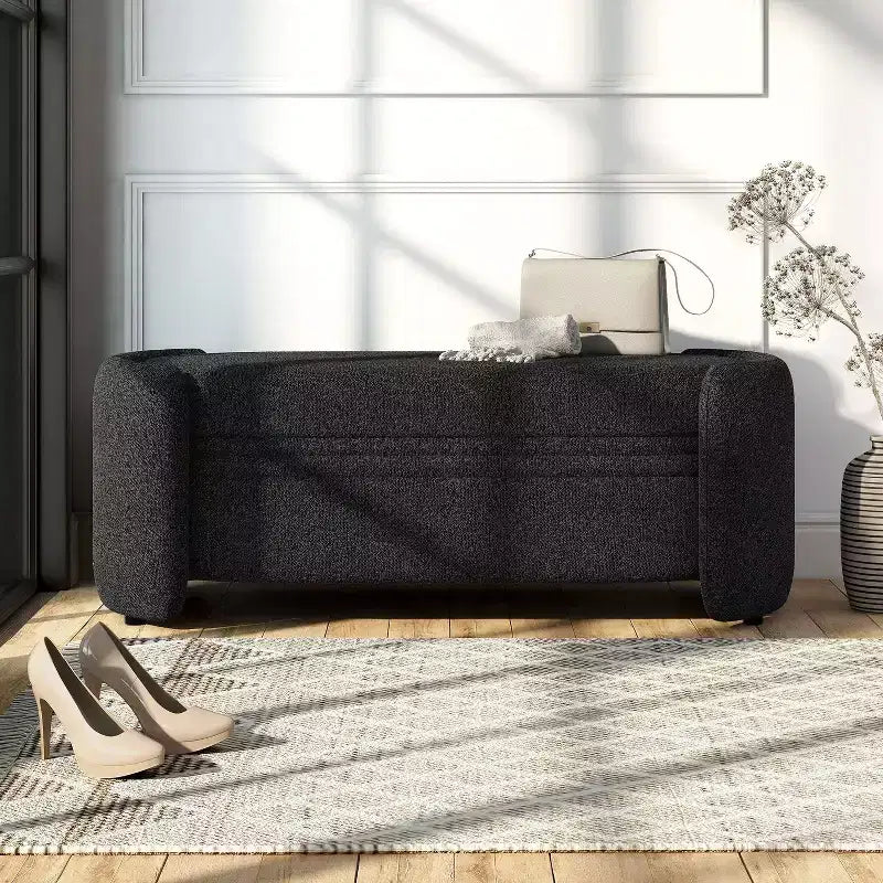 Panca contenitore Makine Glam Boucle per camera da letto e ingresso - HOMES: Inside + Out
