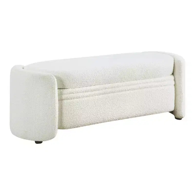 Panca contenitore Makine Glam Boucle per camera da letto e ingresso - HOMES: Inside + Out