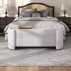 Panca contenitore Makine Glam Boucle per camera da letto e ingresso - HOMES: Inside + Out