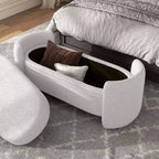 Panca contenitore Makine Glam Boucle per camera da letto e ingresso - HOMES: Inside + Out