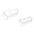 Panca contenitore Makine Glam Boucle per camera da letto e ingresso - HOMES: Inside + Out