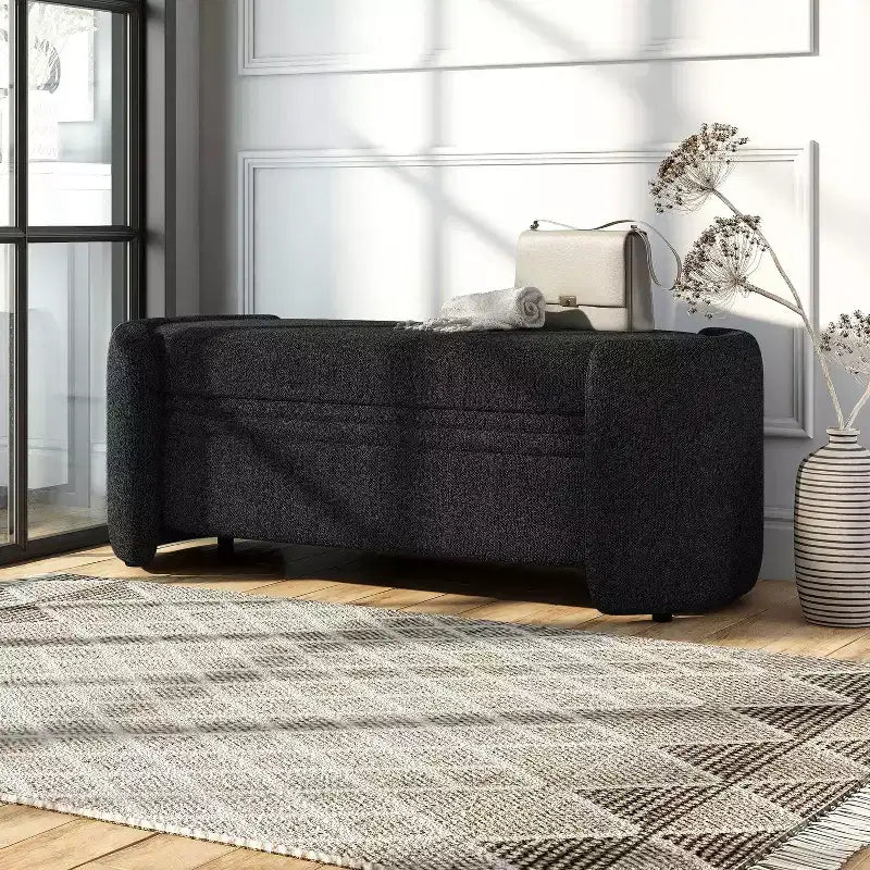 Panca contenitore Makine Glam Boucle per camera da letto e ingresso - HOMES: Inside + Out
