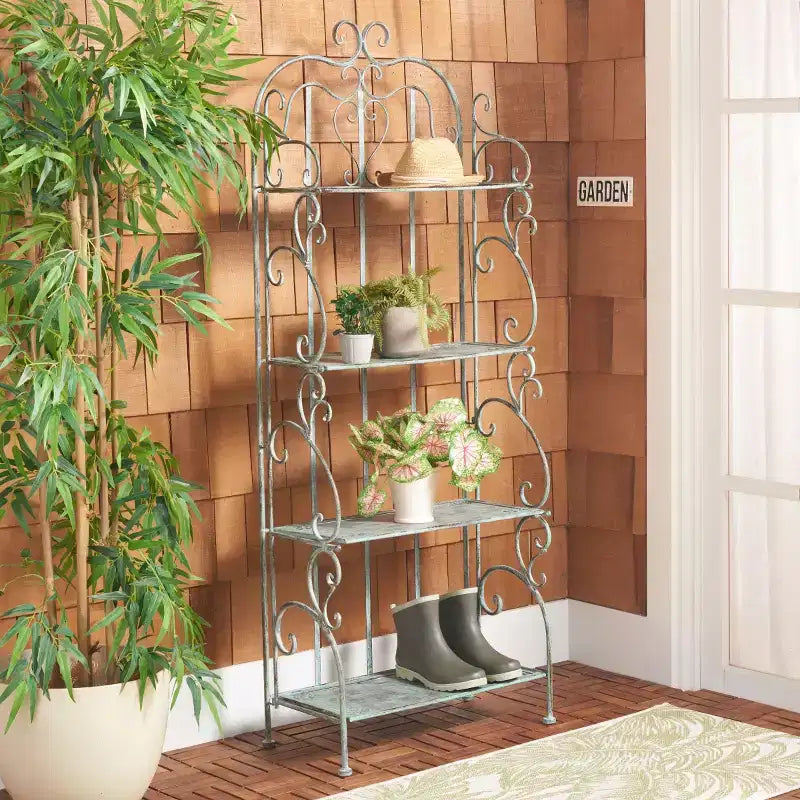 Scaffale a 4 ripiani Tyrique - Interno/Esterno - PAT5033 - Safavieh
